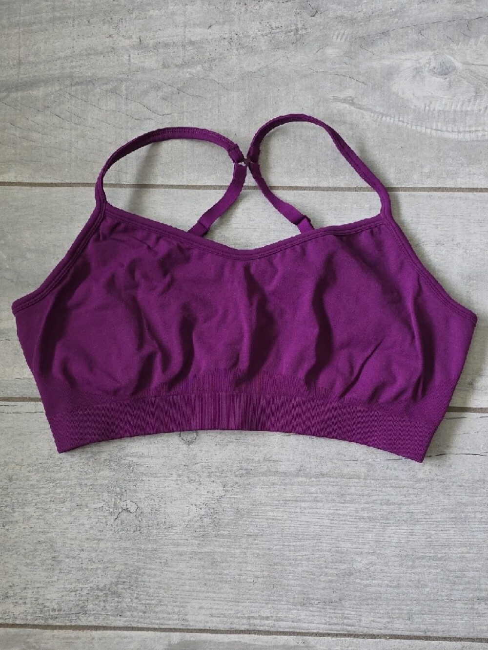 Athleta - Magenta Seamless Stretch Bralette - Women's Sports Bra - Picture 5 of 9